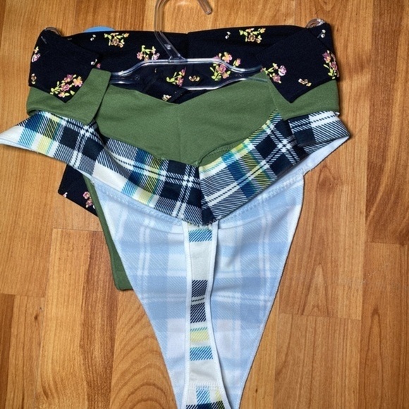 Arizona Body 3Pack thong seamless floral/plaid size XXL - Picture 3 of 3